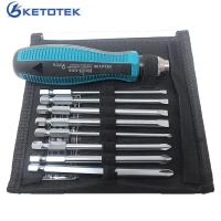 Precision Screwdriver Set 9Pcs/set Phillips / Slotte Multitool Screwdrivers With Magnetic Repair Hand Tools Drills  Drivers