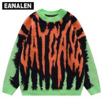 【YD】 Knitted Sweater Mens Street Oversized Pullover Thick Grandpa Ugly Womens