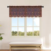 【YD】 African Sheer Curtains for Half Short Tulle Curtain Window Valance