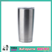 แก้วน้ำสแตนเลสฝาใส Stainless steel tumbler clear lid  แก้วน้ำสแตนเลส แก้วกาแฟร้อน แก้วเก็บเย็น แก้วกาแฟ แก้วน้ำพกพา แก้วน้ำ แก้วเบียร์ ขนาด 20oz