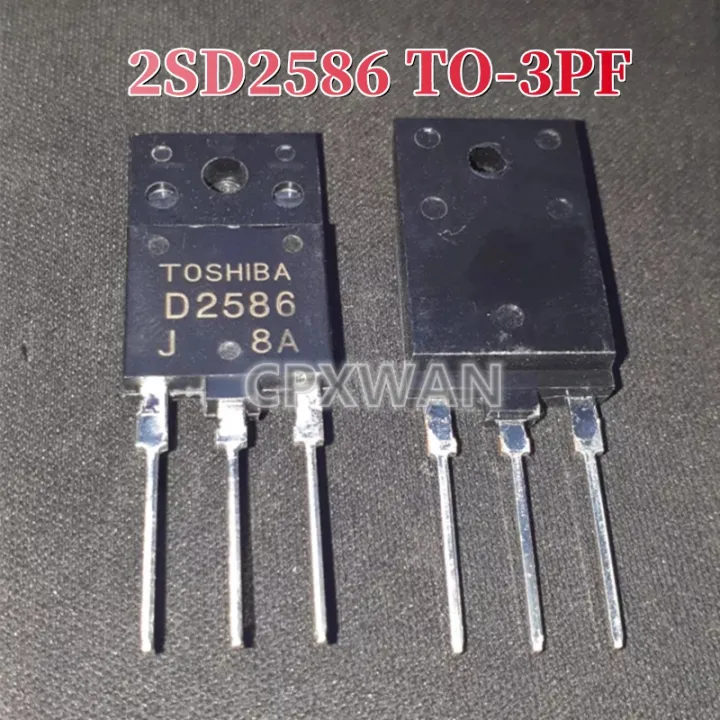 5pcs Original 2SD2586 TO-3PF D2586 TO3PF 5A/1500V Power switch NPN ...