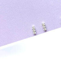 aesdothete-AESDOTHETEEARRING32 ต่างหูคริสตัล ต่างหูเงิน ต่างหูสแตนเลส ต่างหูใส่ทุกวัน