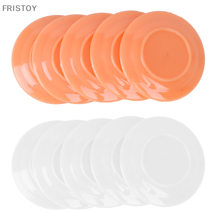 ของเล่นจาน-fristoy-5ชิ้นแบบ1-12ตะขอแขวนบ้านตุ๊กตาของเล่นจำลองสำหรับใช้ในครัว