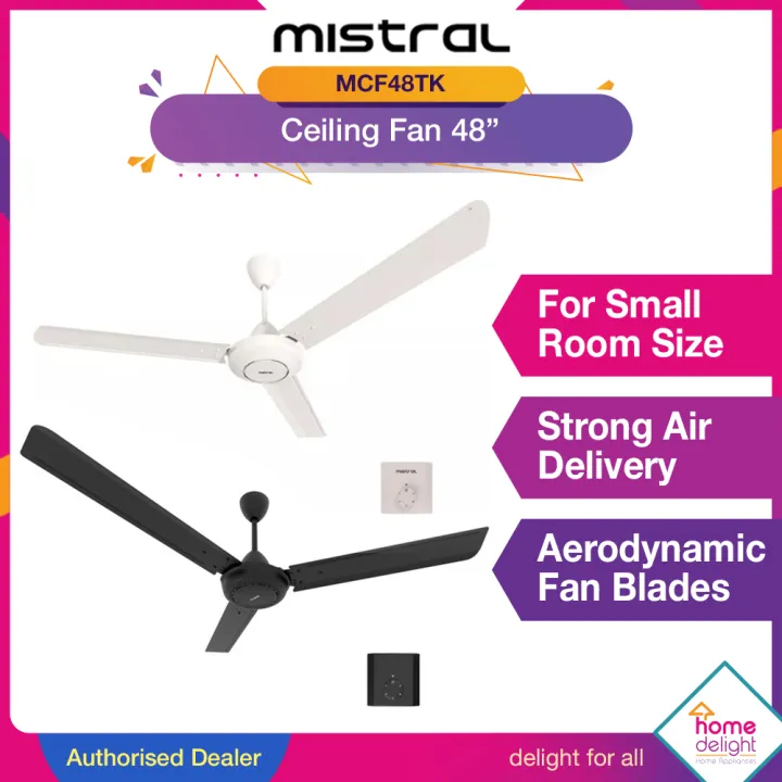 MIstral Ceiling Fan 48 Inch [ MCF48TK ] Lazada