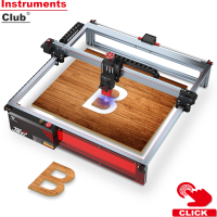 Instruments เครื่องแกะสลักสองต้น TS2เครื่องแกะสลัก La-Ser ตัดอัตโนมัติ10W La-Ser เครื่องตัดแกะสลัก450X450มม. พื้นที่แกะสลักพร้อมระบบ Air Assit Fla-Me ตรวจจับแนวนอน Gyroscope เชื่อมต่อด้วยแอปพลิเคชั่น