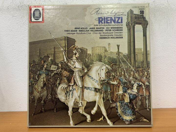 5LP Vinyl Records แผ่นเสียงไวนิล WAGNER RIENZI . HOLLREISER (E18A19 ...