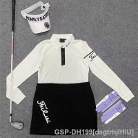 ANEW PEARLY GATES เสื้อยืด PING1ผู้หญิง,Mizuno Honma TaylorMade1 Footjoy้าวฤดูร้อนกอล์ฟแขนยาวสีขาวแห้งเร็ว