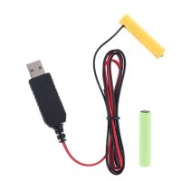 【สินค้าใหม่】 USB เครื่องกำจัดแบตเตอรี่5V ถึง1.2V 2.4V 3.6V 4.8V NiMH AAA