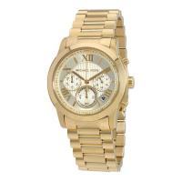 นาฬิกาผู้หญิง MICHAEL KORS Cooper Chronograph Gold Dial Ladies Watch MK6274