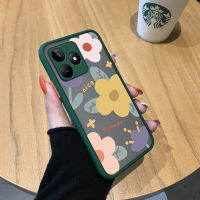 Case4you เคสสำหรับ Realme C53 Realme Narzo N53เคสแข็งมีน้ำค้างแข็งโปร่งใสขอบเคสนิ่มใส่โทรศัพท์ดอกไม้สวยๆเด็กหญิงเด็กชายผู้หญิงกันกระแทกกล้องถ่ายรูปป้องกัน