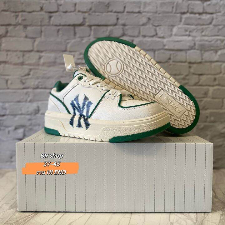 รองเท้าmlb-chunky-classic-green-ลิขสิทธิ์แท้100-รองเท้าผ้าใบผู้ชายและผู้หญิง-รองเท้าแฟชั่น-อุปกรณ์ครบเซ็ต