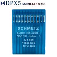 10ชิ้น DPX5 SES SCHMETZ เข็มเครื่องเย็บผ้าสำหรับอุตสาหกรรม CANU: 20:05 EB1 DP * 5 135X5 134 SES จุดบอลแสง