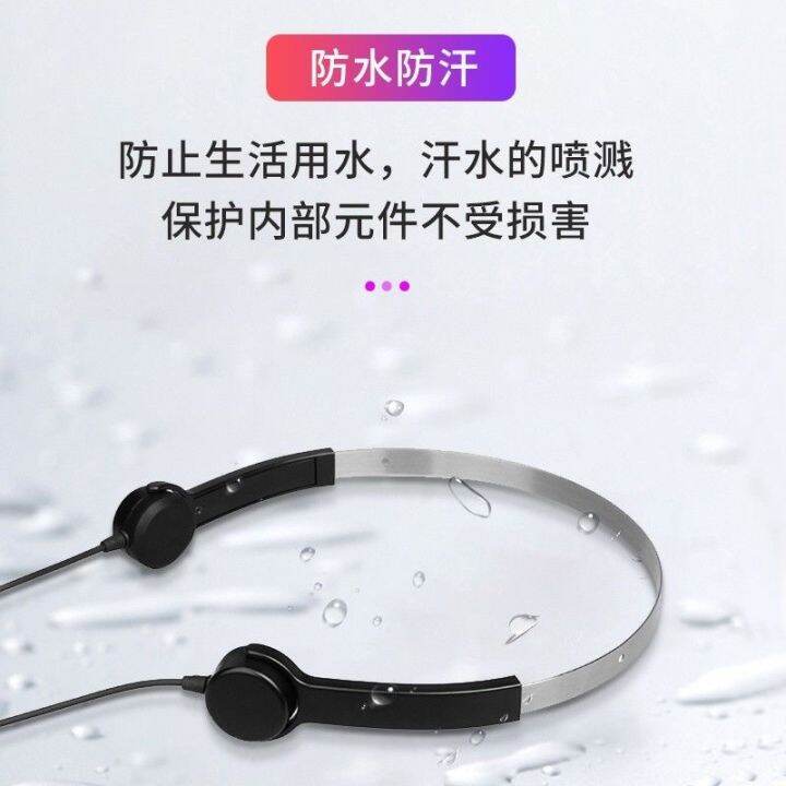 Bone conduction hearing aid Bluetooth headset sound amplifier Old