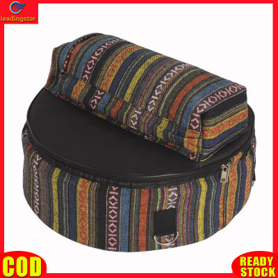 LeadingStar RC Authentic Snare Drum Bag Ethnic Style Pattern Backpack Drum Case With Outside Pockets Storage Pouch Instrument Accessories