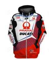 HOODIE MOTOGP SWEATER PRAMAC DUCATI, APRIL MOTO, MICHELIN, FIAMM, SHARK, MOTOGP, PRAMAC FURYGAN PERSONALIZED HOODIE MELLOWTIE