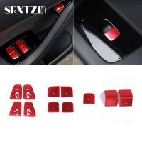 、‘】【’ Car Window Lift Switch Button Door Open Sticker Trim For Tesla Model 3 2017-2020 ABS Plastic Interior Accessories