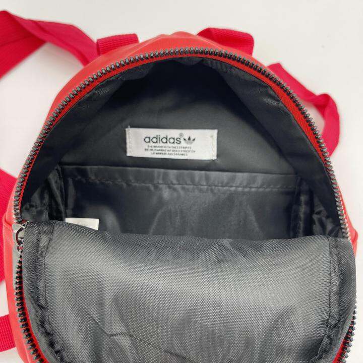 กระเป๋าเป้ขนาดเล็ก-adidas-mini-backpack-pu-leather-red