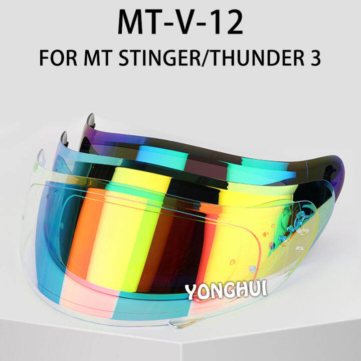 Helmet Visor MTV12 Helmet Shield for MT Stinger Helmet and MT THUNDER