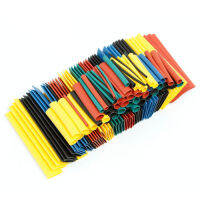 328Pcs/set Sleeving Wrap Wire Car Electrical Shrinkable Cable Tube kits Heat Shrink Tube Tubing Polyolefin 8 Sizes Mixed Color Cable Management