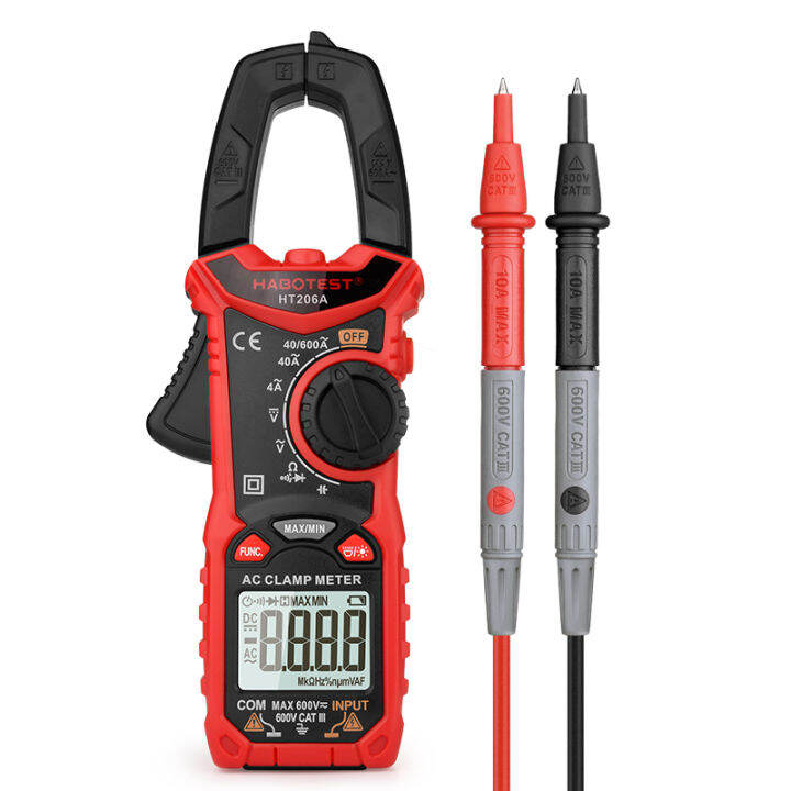 ht206a-600v-600a-4000-counts-ac-digital-clamp-meter-multimeter-pinza-amperimetrica-ohm-continuity-max-min-alicate-amperimetro