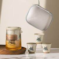 [COD] a tiger with wings quick cup of cups an outdoor portable travel tea set close-fitting