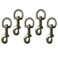 5pcs Dog Buckle Home Accessories Trigger Keychain Clasp Carabiner Spring Multi-Purpose Outdoor Camping Clip Snap Hook Swivel