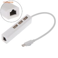 USB-C ethernet adapter 3 usb c hub to ethernet rj45 lan adapter network card