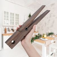 【cw】 Large Wood Clothespin Holder Anti-run Supplies Clothespins for Quilt Blankets Fastener Pegs !