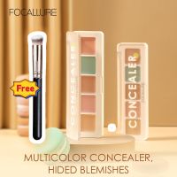 MOFE FOCALLURE คอนซีลเลอร์5สีปกปิดความสดใสคงทนน้ำหนักเบาทาสิวปกปิดคอนซีลเลอร์กลบรอยคล้ำใต้ตา