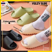 [ฟรี 10 หน้ากากอนามัย] Yeezy Slide รองเท้าแตะชาย รองเท้าแตะฤดูร้อนกลางแจ้ง Unisex คุณภาพสูงรองเท้า แตะรองเท้าชายหาด (ขนาด: 38-45)