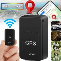 GF-07เครื่องติดตามรถยนต์ GPS ขนาดมินิการติดตามเรียลไทม์ป้องกันการโจรกรรมป้องกันการสูญหายเครื่องระบุตำแหน่งซิมข้อความตัวยึดแม่เหล็กที่แข็งแกร่ง