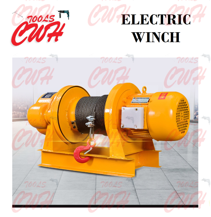 1T 2T 30M 1500W 3000W HEAVY DUTY ELECTRIC WINCH MINI HOIST CHAIN BLOCK LIFT CRANE Lazada