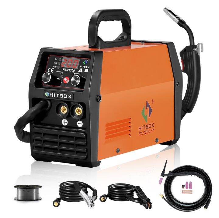 HITBOX 3 In 1 HBM1200 MIG Welding Machine With MIG TIG MMA Non-Gas ...