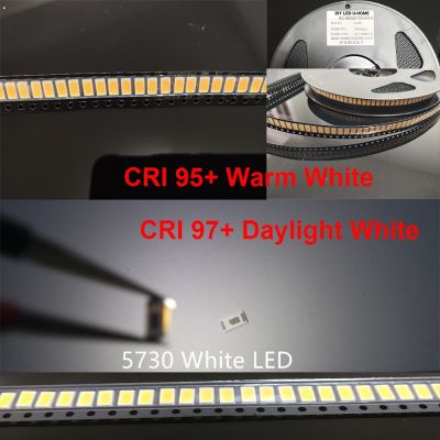 ชิปแอลอีดี CRI 95 + สีวอร์มไวท์/97 + แสงสี SMD5630/5730สว่างมาก150mA ไดโอดเปล่งแสง LED 0.45W สำหรับไฟ LED DIY