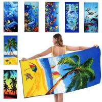 Quick Drying Microfiber Beach Towel Reusable Large Bath Shower Towels Spa Wrap Gym Towel Swimming Running Yoga Towel Bathrobe