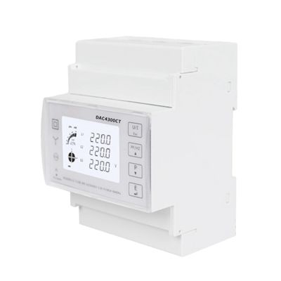 Multi-Function LCD Din Rail Energy Meter Modbus RS485 45-65Hz Three-Phase Four-Wire