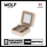 กล่องเครื่องประดับ WOLF1834 รุ่น CAROLINE ZIP TRAVEL CASE (IVORY)