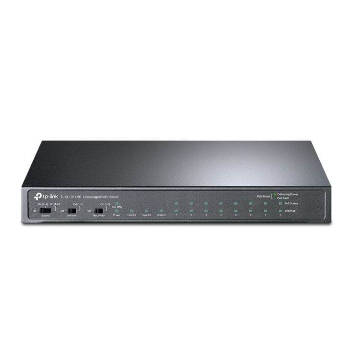 tp-link-sl1311mp-8-port-10-100mbps-3-port-gigabit-desktop-switch-with-8-port-poe-ของแท้-รับประกันสินค้าตลอดอายุการใช้งาน