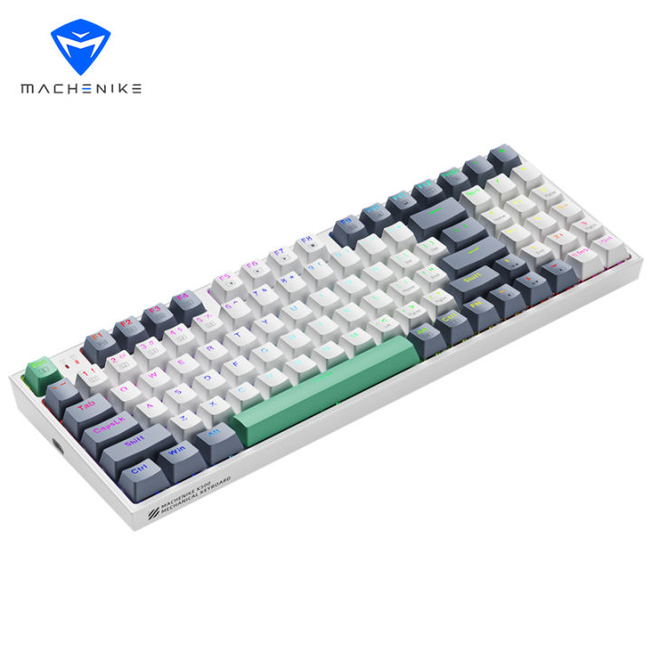 Local Delivery In Hours Machenike K Mechanical Keyboard RGB Backlit Hot Swappable Wired