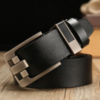 Fashion Mens Belt Genuine Leather Sturdy Buckle Men Vintage Belt Cowhide Leather Belt For Jeans Casual Pants Cummerbund PD04