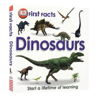 DK ภาษาอังกฤษต้นฉบับ First Facts Dinosaurs กำเนิดไดโนเสาร์เด็กสารานุกรมวิทยาศาสตร์ที่เป็นที่นิยม