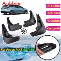 4x Mud Flaps สำหรับ Ford Focus MK3 3 5dr Estate Kombi 2011 - 2019 Splash Guards ด้านหน้าด้านหลัง2012 2013 2014 2015 2016 2017 2018 2019