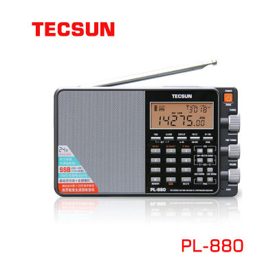 TECSUNวิทยุพกพาวงดนตรีเต็มPL-880พร้อมLW/SW/MW SSB PLLโหมดFM (64-108 MHz) 87.5-108 MHz (เยอรมนี) วิทยุสเตอริโออินเทอร์เน็ต