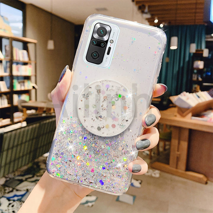 เคสโทรศัพท์-xiaomi-redmi-มี11a-9a-9-9c-10-10a-เคสกระจกรูปหัวใจมี-a1แวววาวดาวกรอบด้านหลังป้องกันใสซิลิโคน-tpu-แบบนิ่ม