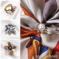 【hot】┇❈✖  Fashion Scarf Clip X Metal Brooches Bow Scarves Buckle Holder Shawls Jewelry Accessories