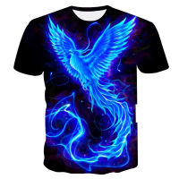 Summer Hot Style Phoenix T-hirt 3D Digital printed Casual Round Neck PollocK LOvers T-shirt Fashion Men T Shirt