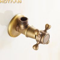 . Antique Brass Triangle Valve Water Control Valve Bathroom Tap Water Valve 1/2*1/2 Brass Angle valves  YT-5182 Valves