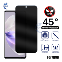 กระจกนิรภัยสำหรับความเป็นส่วนตัว V27e VIVO V25e ฟิล์มป้องกัน Peeping ปกป้องหน้าจอ V23e V21e V20 V21 X70 X60 5G Pro IQOO 11