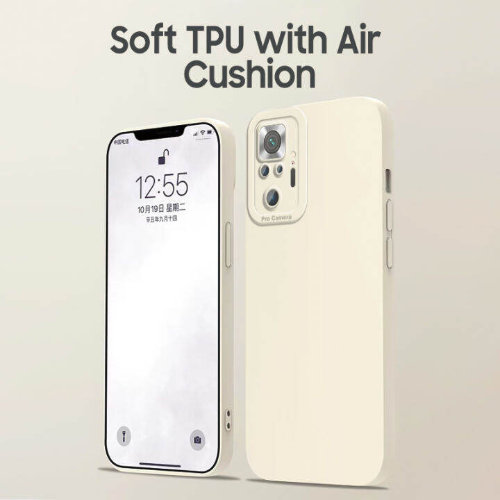 เคส-redmi-note-10-pro-square-soft-ซิลิโคนคลุมทั้งหมดกล้องกันกระแทกเคสป้องกันยางฝาหลังเคสโทรศัพท์แบบนุ่มสำหรับช