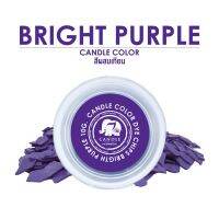 phc8 ชุดระบายสี สีน้ำ สีโปสเตอร์ อย่างดี สีฝุ่น สีเทียน สีชอ Candle Color Bright Purple 10 g. - สีเทียนสีม่วงอ่อน 10 กรัม